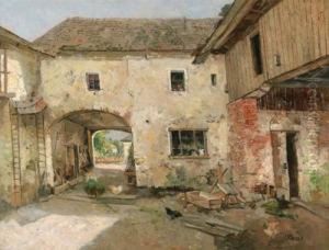 Bauernhof In Zelking Bei Melk by Paul Unbereit