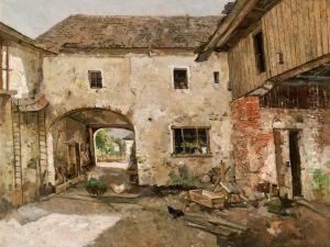 Bauernhof In Zelking Bei Merk by Paul Unbereit