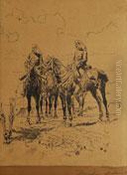 Oficiales De Artilleria Montada - view 1