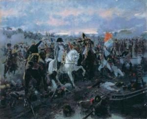 The Battle Of Waterloo by Marcelino Unceta Y Lopez