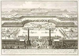 First Proposal for the Schonbrunn Palace Vienna by Johann Bernhard Fischer von Erlach