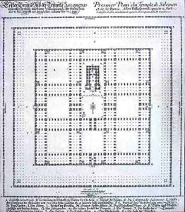 Plan of the Temple of Solomon Jerusalem