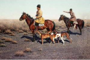 Hunting On The Steppes by Hugo Ungewitter