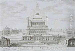 Mausoleum of Halicarnassus Bodrum Turkey by Johann Bernhard Fischer von Erlach