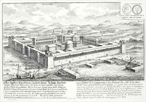 Palace of Diocletian 245-313 Split Yugoslavia by Johann Bernhard Fischer von Erlach