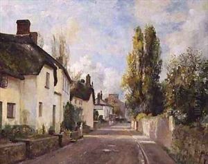 Village Street Scene by Charles James Fox