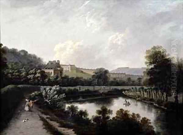 The Royal Crescent Bath from the Avon - view 1