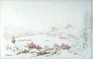 General View of Lake of Derwent Water by Joseph Farington