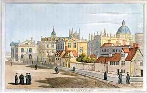 Broad Street Oxford by Joseph Farington