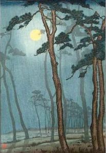 Pins Au Clair De Lune by Yoshijiro Urushibara