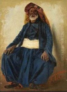 Arabo Seduto by Stefano Ussi