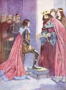The King made the Black Prince a Knight of the Order of the Garter