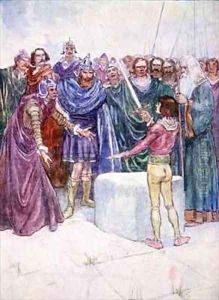 He stood there holding the Magic sword in his hand by A.S. Forrest