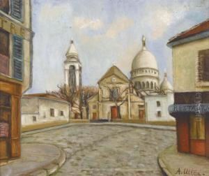 L'eglise St-pierre De Montmartre Et Le Sacre-coeur L'eglise St-pierre De Montmartre Et Le Sacre-coeur