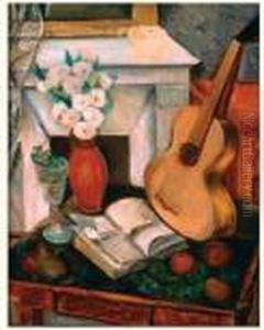 Nature Morte A La Guitare, Circa 1926 by Andre Utter