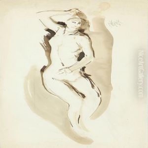 Study Of A Nude by Einar Utzon-Frank