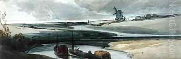 A French Canal Scene - view 1