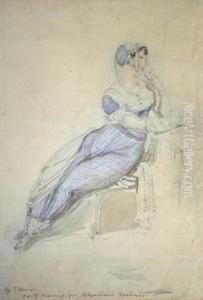 Young Woman By A Dressing Table Young Woman By A Dressing Table