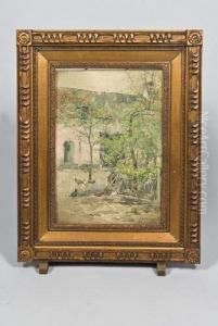Cour De Ferme by Victor Uytterschaut