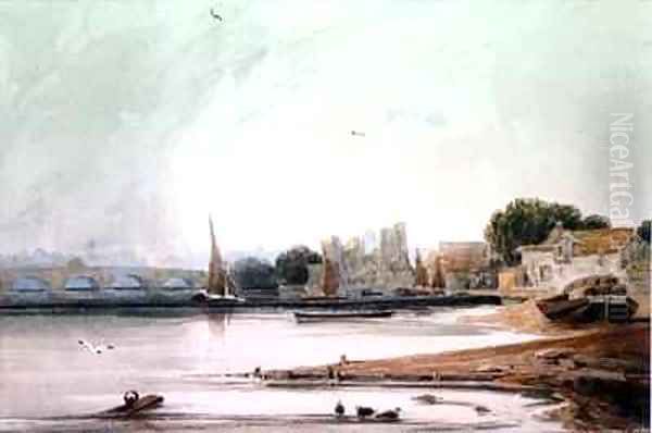 Lambeth Palace and Westminster Bridge - view 1