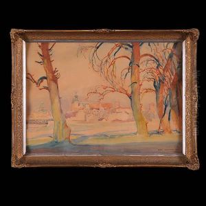 Widok Na Wawel, 1918 R. by Henryk Uziemblo