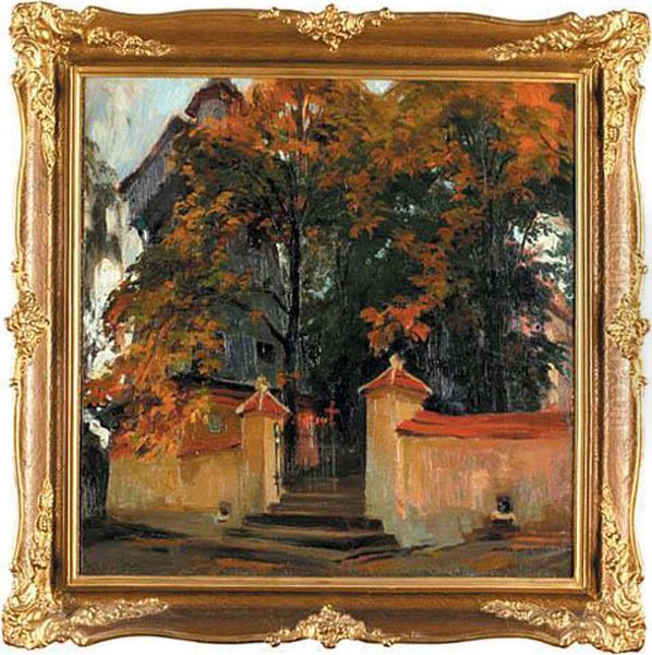 Dzwonnica W Jesiennym Pejzazu, 1905 R. - view 1