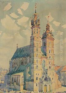 Kosciol Mariacki W Krakowie by Henryk Uziemblo