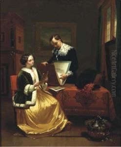 The Art Lovers by Johannes Christoffel Vaarberg
