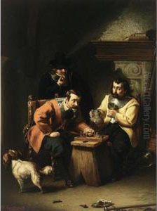 A Game Of Chess by Johannes Christoffel Vaarberg