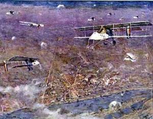 The Bombardment of Ludwigshafen by the French 26 May by Henry Farre