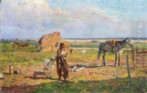 Al Pascolo by Alfredo Vaccari