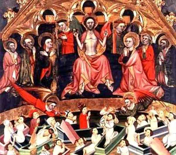 The Last Judgement from The Altarpiece at the old church of Sant Salvador dAlbatarrec at Lleida - view 1