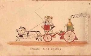 The Steam Fire Engine by William Francis Freelove