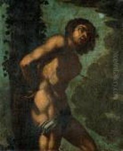 Der Hl. Sebastian Am Baum by Andrea Vaccaro