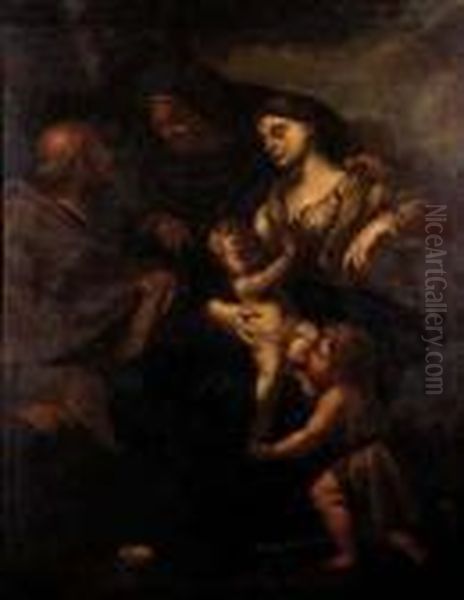 Sacra Famiglia Con San Giovannino E Sant'anna - view 1