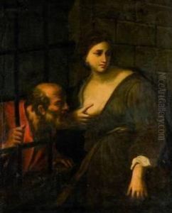 (napoli 1604-1670)
 Cimone E Pero