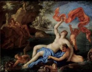 A) Venere Ed Adone B) Aci E Galatea by Nicola Vaccaro