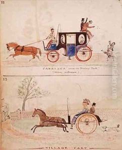 Carriage seen in Bushey Park by William Francis Freelove