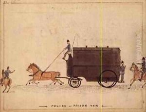 The Police or Prison Van by William Francis Freelove