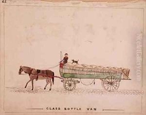 Glass Bottle Van by William Francis Freelove