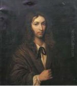 Portrait Of A Young Man, Half-length, In A White Chemise And A Brown Silk Robe