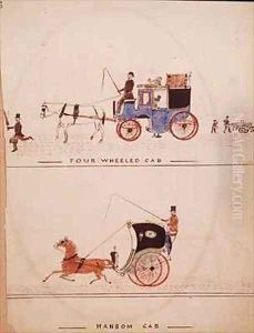 The Four Wheeled Cab and the Hansom Cab by William Francis Freelove
