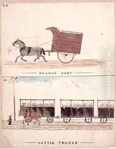 The Railway Cart and Cattle Trucks