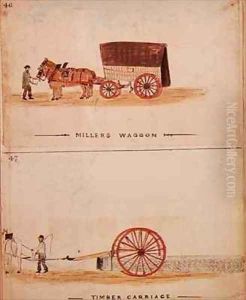 The Millers Wagon and Timber Carriage by William Francis Freelove
