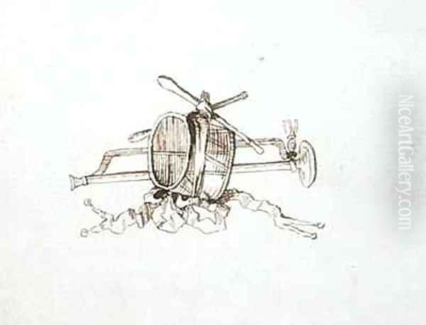 Drawing from Michael Faradays scrapbook 11 - view 1