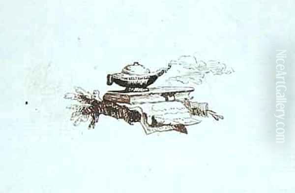 Drawing from Michael Faradays scrapbook 20 - view 1