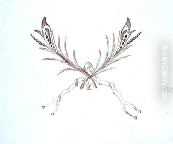 Drawing from Michael Faradays scrapbook 10 - view 1