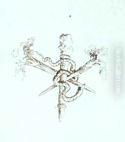 Drawing from Michael Faradays scrapbook 28 - view 1