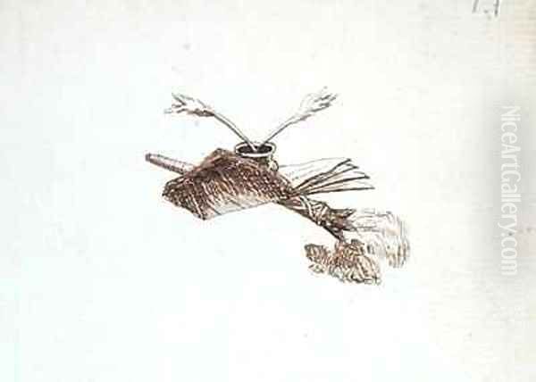 Drawing from Michael Faradays scrapbook 25 - view 1