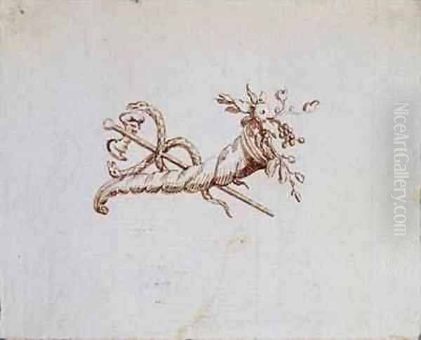 Drawing from Michael Faradays scrapbook 7 - view 1
